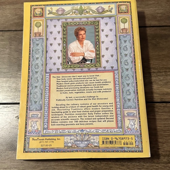 Nourishing Traditions Sally Fallon Large Format Cookbook Revised 2nd Ed. - Picture 3 of 7